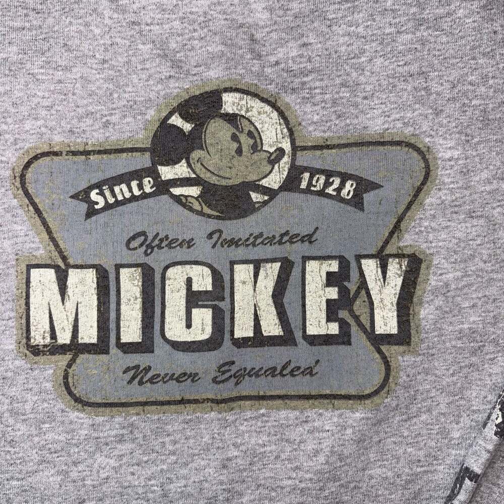 Vintage The Disney Store Mickey Mouse "Since 1928" Long Sleeve T-Shirt - Picture 2 of 6